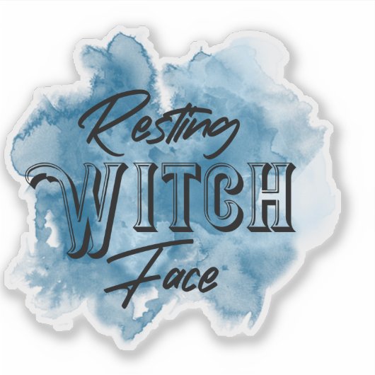 Fun, spooky Halloween quote Sticker (Voorkant)