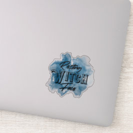 Fun, spooky Halloween quote Sticker