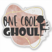 Fun, spooky Halloween quote Sticker (Voorkant)