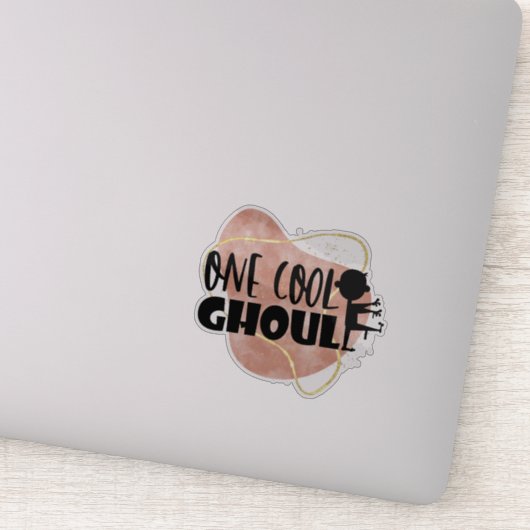 Fun, spooky Halloween quote Sticker (Detail)