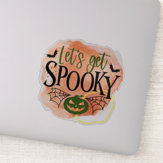 Fun, spooky Halloween quote Sticker (Detail)