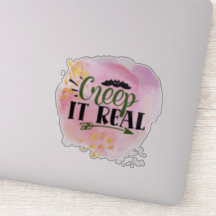 Fun, spooky Halloween quote Sticker