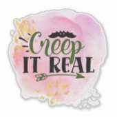 Fun, spooky Halloween quote Sticker (Voorkant)