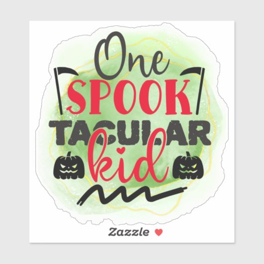 Fun, spooky Halloween quote Sticker (Vel)