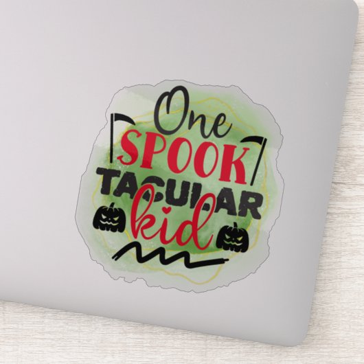 Fun, spooky Halloween quote Sticker (Detail)