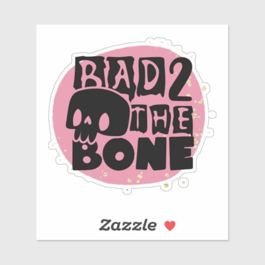 Fun, spooky Halloween quote Sticker (Vel)