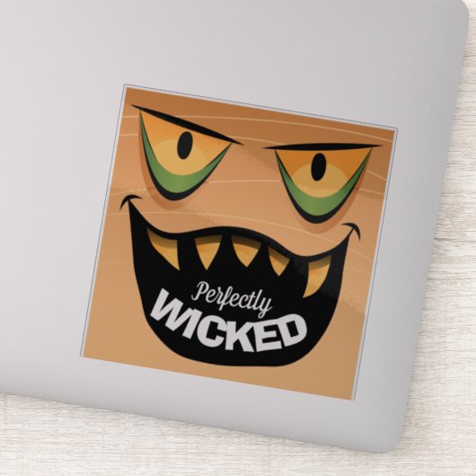 Fun, spooky Halloween quote Sticker (Detail)