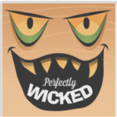 Fun, spooky Halloween quote Sticker (Voorkant)