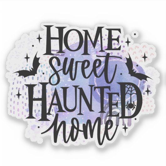 Fun, spooky Halloween quote Sticker (Voorkant)