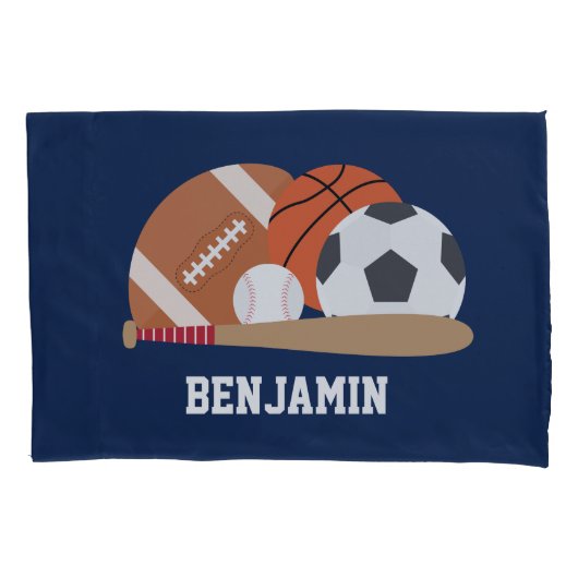 Fun Sport Fan Persoonlijk Kussensloop (Voorkant)