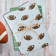 Fun Sports Green Football Field Whimsical Cute