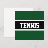 Fun Sporty Summer Green Bold TENNIS (Voorkant / Achterkant)