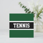 Fun Sporty Summer Green Bold TENNIS (Staand voorkant)
