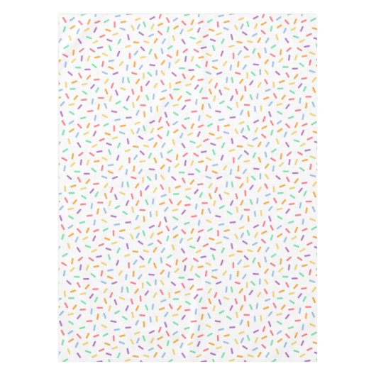 Fun Sprinkles party betegeld tafelkleed (Voorkant)