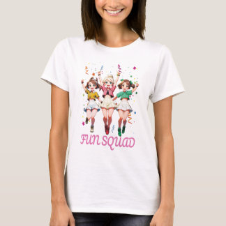 Fun Squad Vrouwen Wit T-shirt