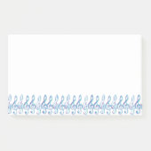 Fun Squiggly Rainbow Treble Clefs Post-it® Notes (Voorkant)