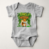 Fun Squirrel, Acorn Woodland Wildlife Animal 🐿 Romper (Voorkant)