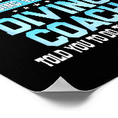 Fun Srt Coach Meme - Funny Diving Saying  Poster (Hoek)