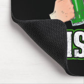 Fun St. Patricks Day Beer Dublin Irish Fistin Muismat (Hoek)