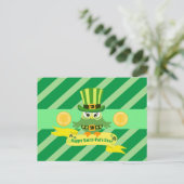 Fun St. Patrick's Day Briefkaart (Staand voorkant)