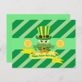 Fun St. Patrick's Day Briefkaart (Voorkant / Achterkant)