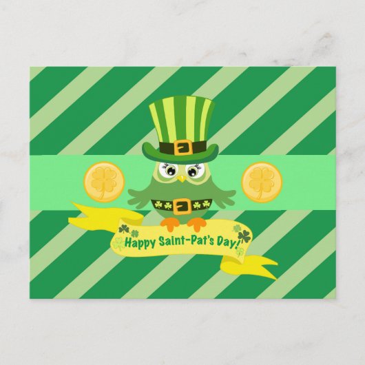 Fun St. Patrick's Day Briefkaart (Voorkant)