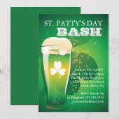 Fun St. Patrick's Day Party Invitation Kaart (Voorkant / Achterkant)
