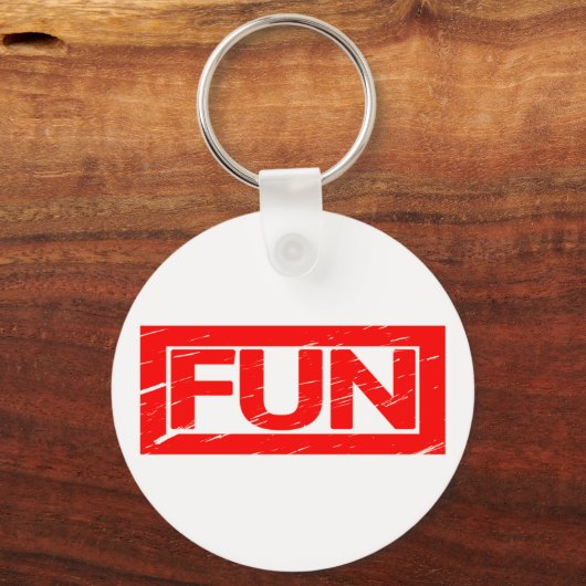Fun Stamp Sleutelhanger (Achterkant)