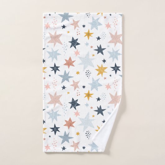 Fun Star Pattern Bad Handdoek (Handdoek)
