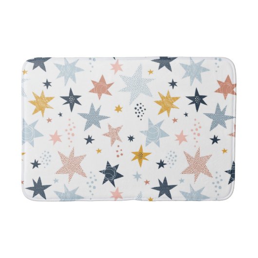 Fun Star Pattern Badmat (Voorkant)
