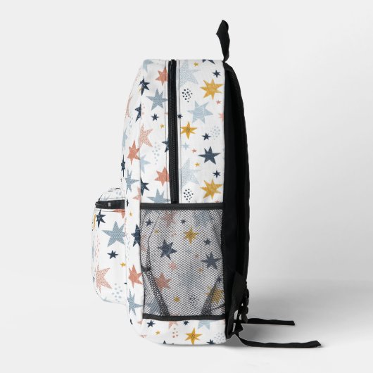Fun Star Pattern Bedrukte Rugzak (Rechts)
