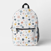 Fun Star Pattern Bedrukte Rugzak (Voorkant)