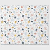 Fun Star Pattern Cadeaupapier (Vlak)