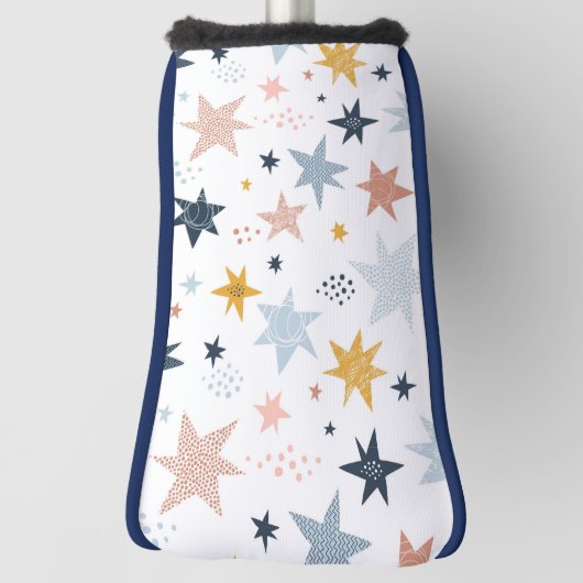 Fun Star Pattern Golfheadcover (Draai 90)
