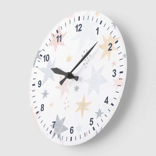 Fun Star Pattern Grote Klok (Hoek)