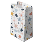 Fun Star Pattern Klein Cadeauzakje (Voorkant Gekanteld)