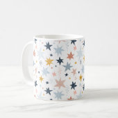 Fun Star Pattern Koffiemok (Voorkant links)