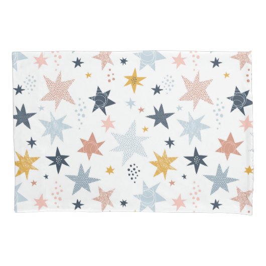 Fun Star Pattern Kussensloop (Voorkant)