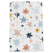 Fun Star Pattern Medium Cadeauzakje (Voorkant)