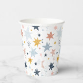 Fun Star Pattern Papieren Bekers (Rechts)