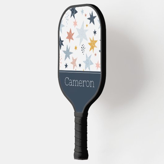Fun Star Pattern Pickleball Paddle (Links)