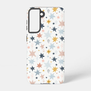 Fun Star Pattern Samsung Galaxy Hoesje