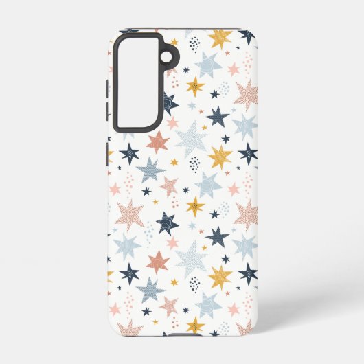 Fun Star Pattern Samsung Galaxy Hoesje (Achterkant)