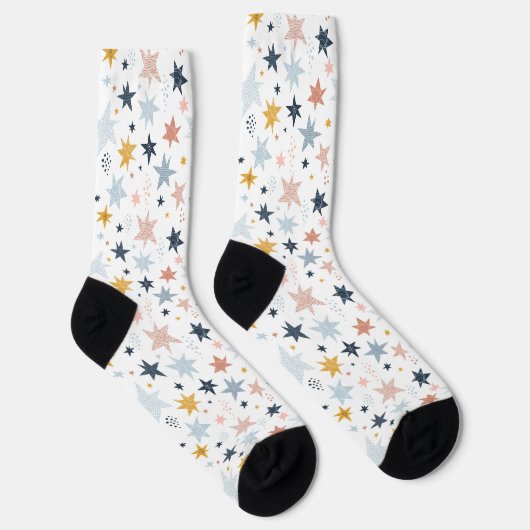 Fun Star Pattern Sokken (Rechts)