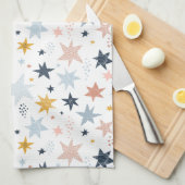 Fun Star Pattern Theedoek (Quarter Fold)
