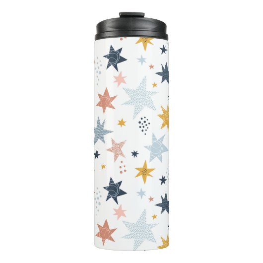 Fun Star Pattern Thermosbeker (Voorkant)