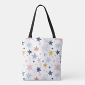 Fun Star Pattern Tote Bag (Achterkant)