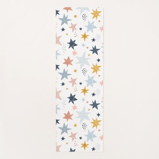 Fun Star Pattern Yogamat (Voorkant)