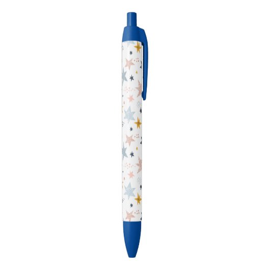 Fun Star Pattern Zwarte Inkt Pen (Achterkant (Verticaal))