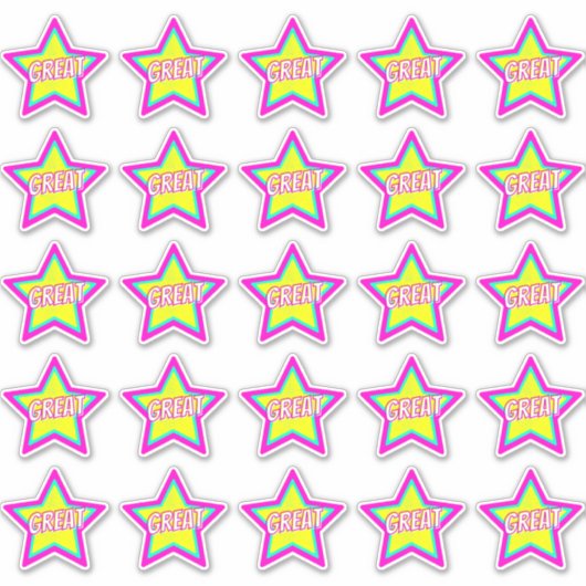 Fun Star Teacher Reward Commentaar Stickers (Voorkant)